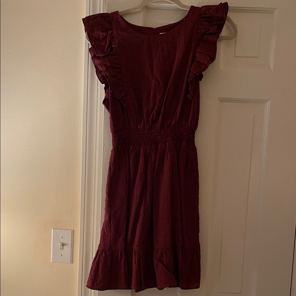 BB Dakota Burgundy Mini Dress